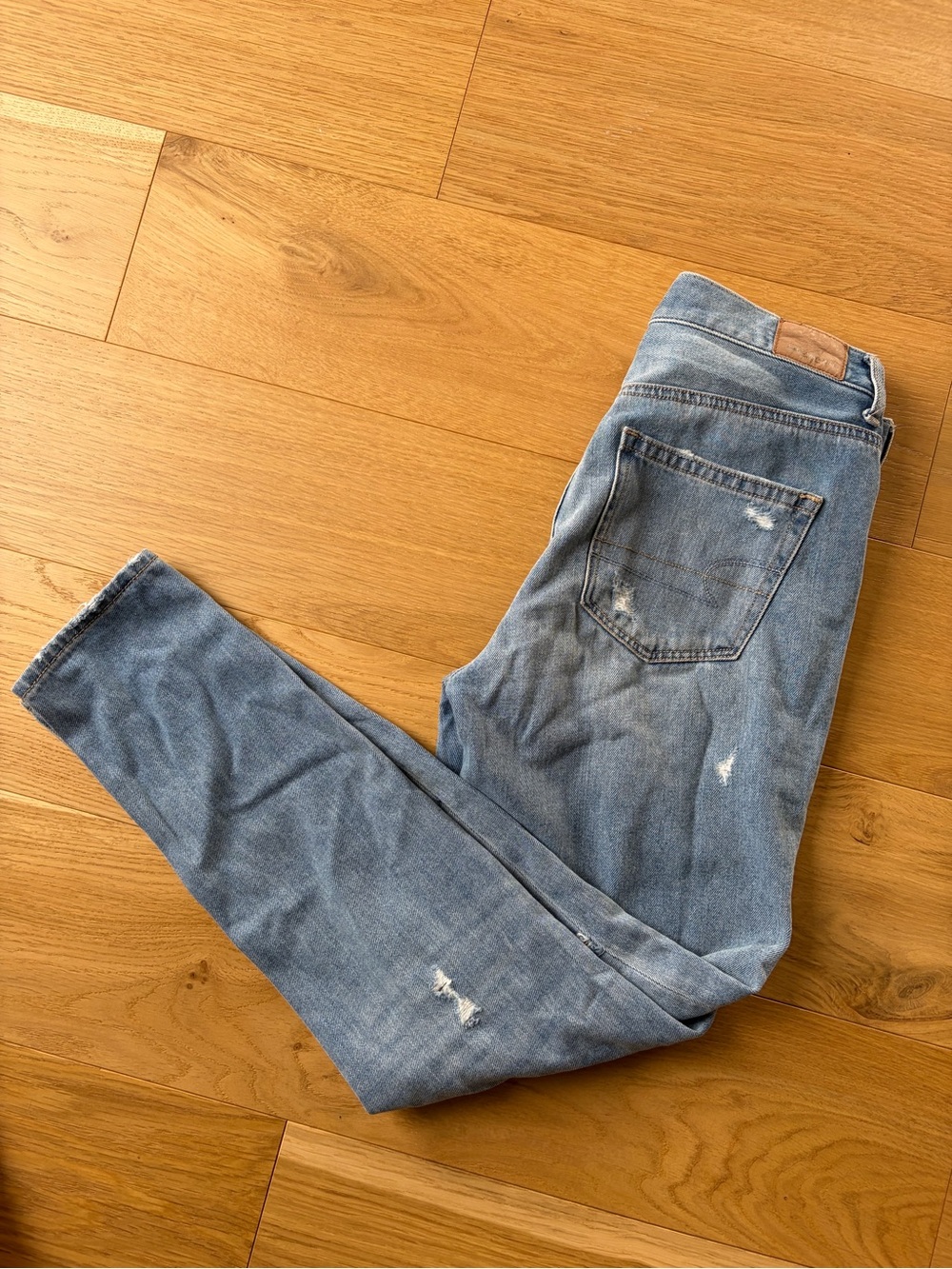 American Eagle Outfitters Light Blue Slim Straight Jeans